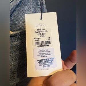 Citizen of Humanity never worn Neve jeans